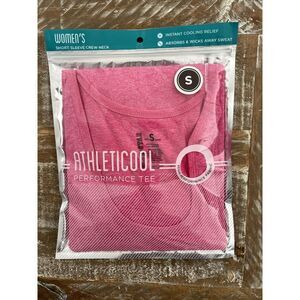 Blue Star Athleticool  Women's Pullover Crew Neck‎ T-Shirt Size S Pink